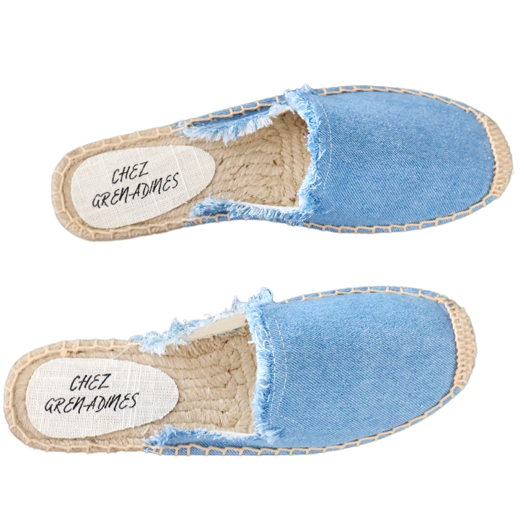Women s Denim Fringe Espadrilles